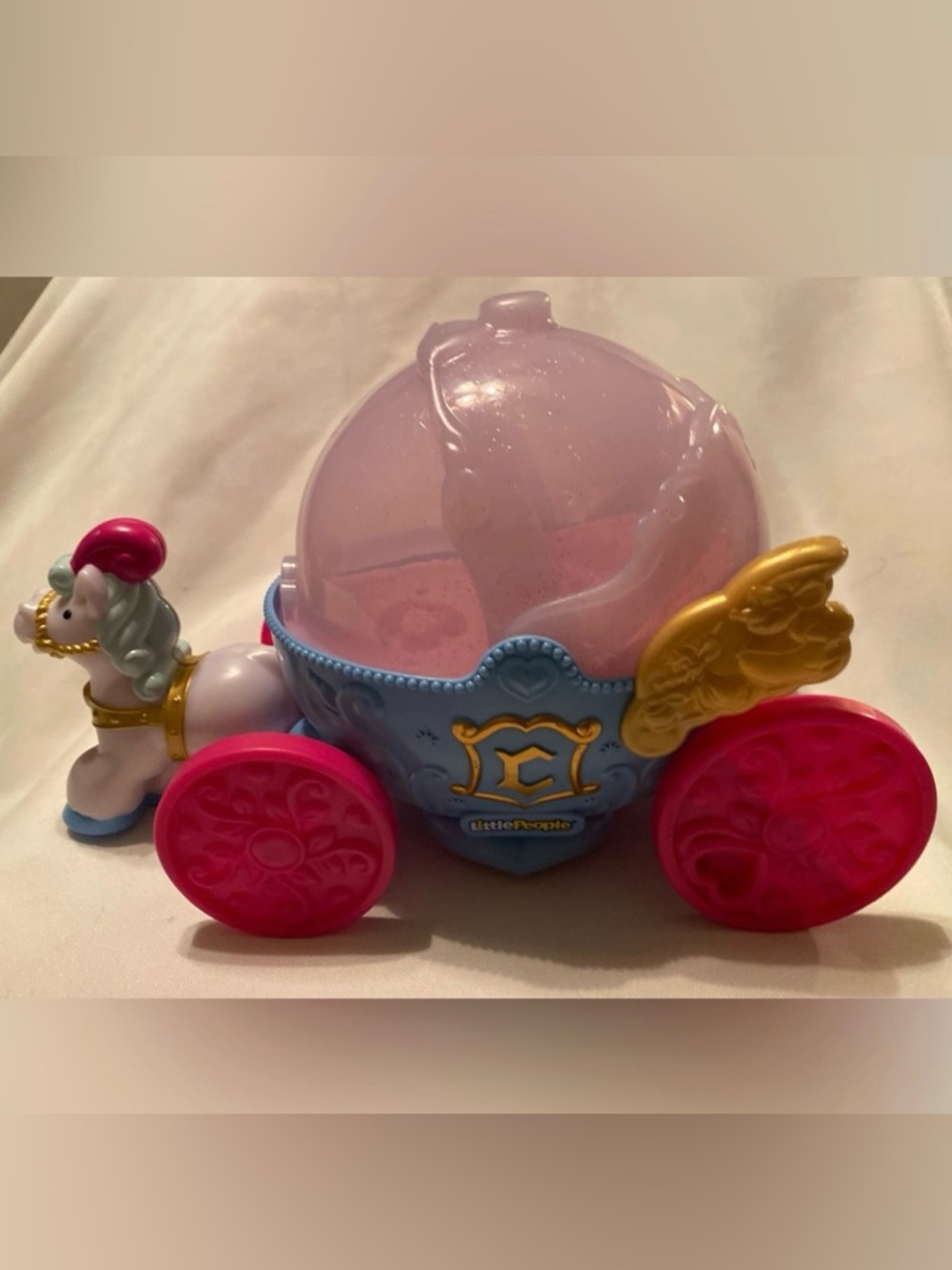 Fisher Price Little People Princess Cinderella Carriage 2015 - Picture 8 of 11